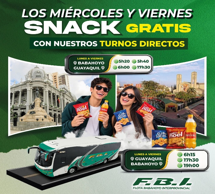Servicio directo de FBI con atención a bordo